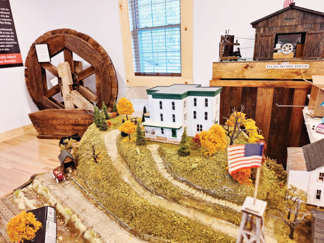 Alive in model form: Historic Boomtown replica installed at